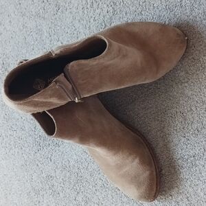 Antonio Melani Tan Suede Booties